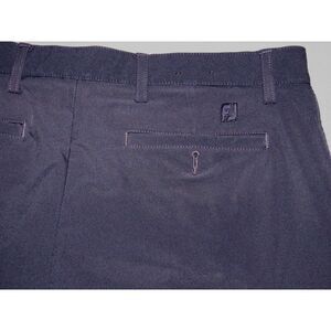 Men's FootJoy Flat‎ Front Navy Blue Stretch Casual Golf Shorts sz. 35